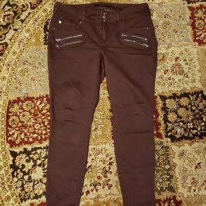 Torrid burgundy skinny jeans